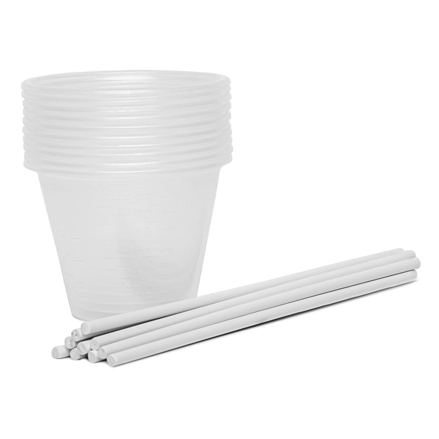Mixing Cups & Sticks (10 pack)