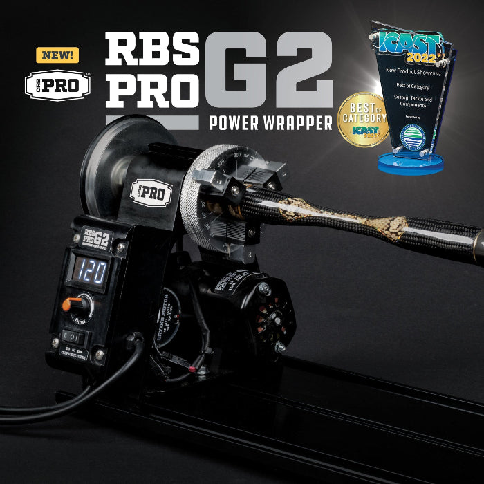 RBS Pro G2 power wrapper with IPro branding and an award on a dark background