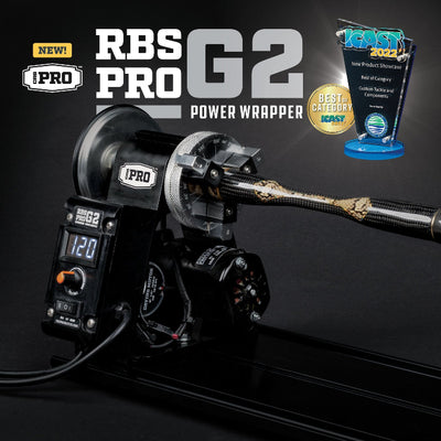 RBS Pro G2 power wrapper with IPro branding and an award on a dark background