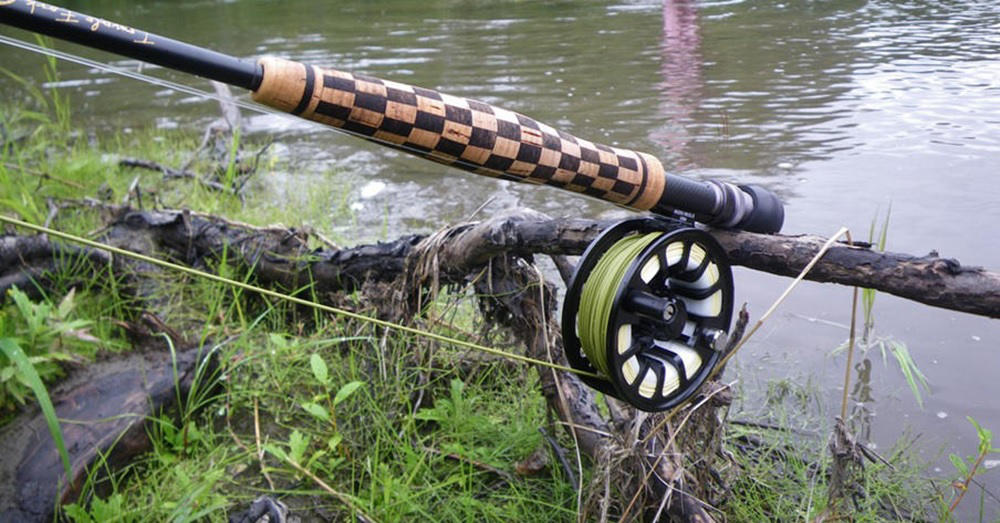 Build A Checkerboard Cork Handle On Fishing Rods - CRB Products